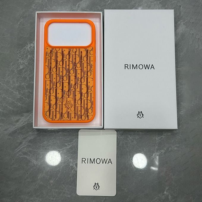rimowa dior collaboration vertical grooved iphone case